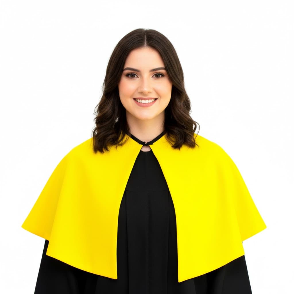 Capa de Ombro Dupla Face para Formatura – Acessório Beca em Cores Variadas