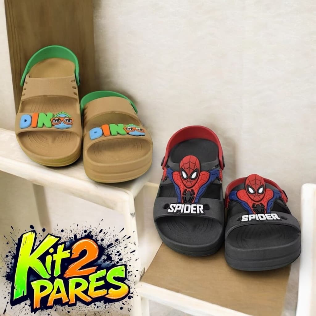 Sandália Papete Infantil Menino Masculina Leve Confortável