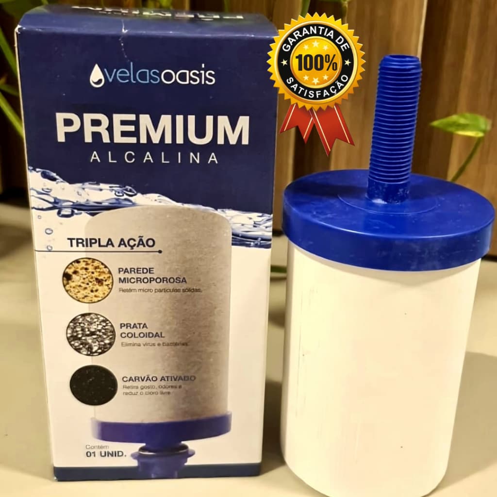 Vela Oasis Premium Alcalina Tripla Ação Para Filtro Variações