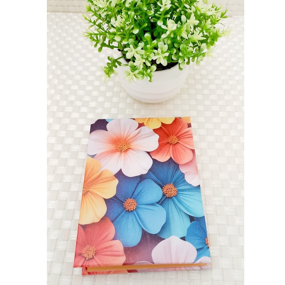 Lembrancinha Bloco de Anotações - TEMA FLORAL / Bloco de Anotações A7 10x7 / Bloco Foral A7 / Bloco 10x7cms