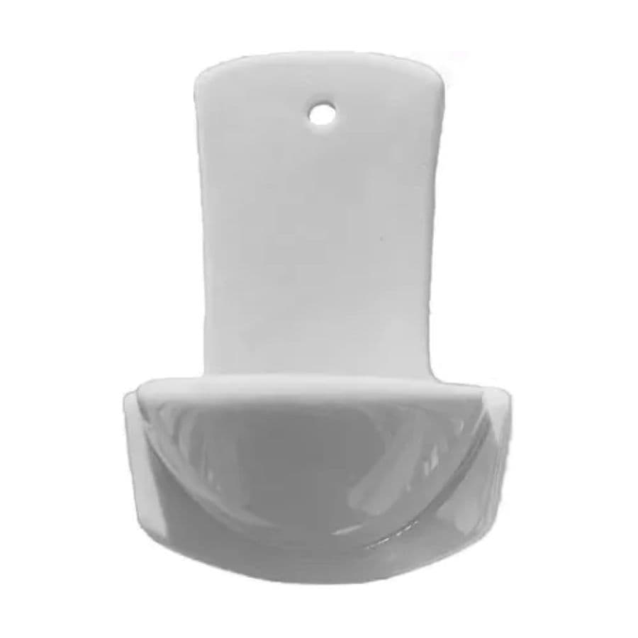 3 Pia Para Agua Benta De Porcelana Branca