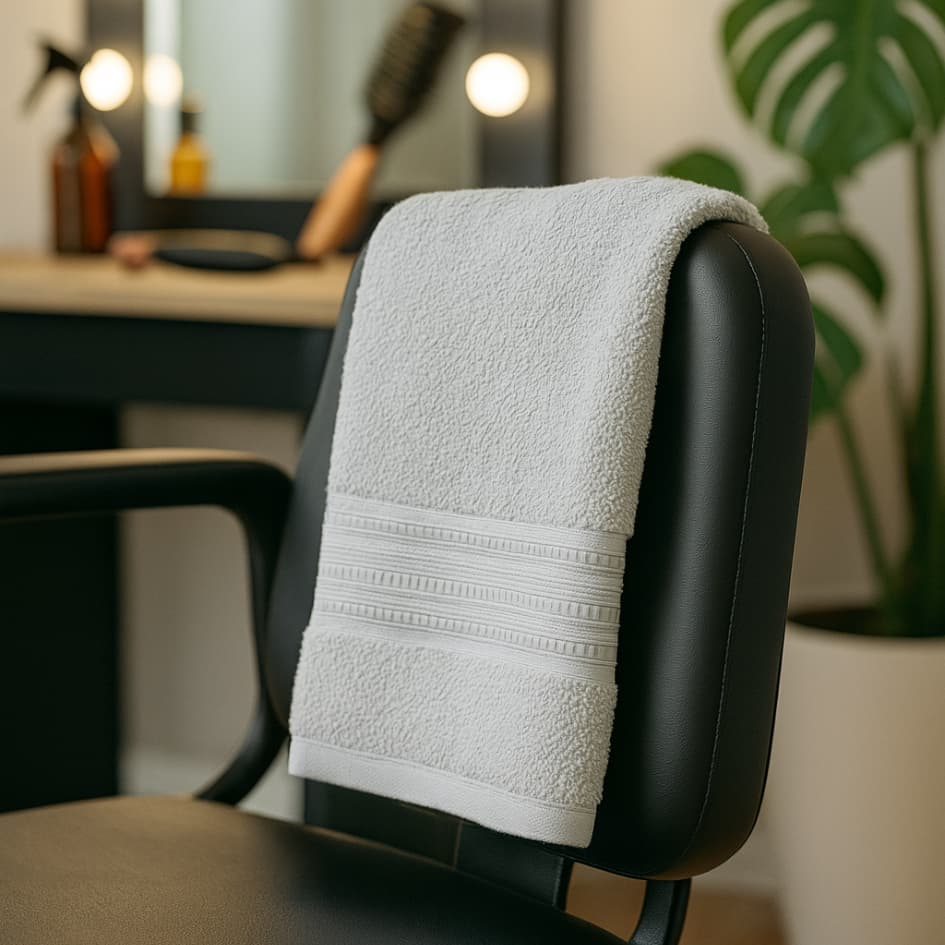 Kit 24 Toalhas de Salão de Beleza Barbeiro Cabelereira 100% Algodão Linea Macias e Profissionais