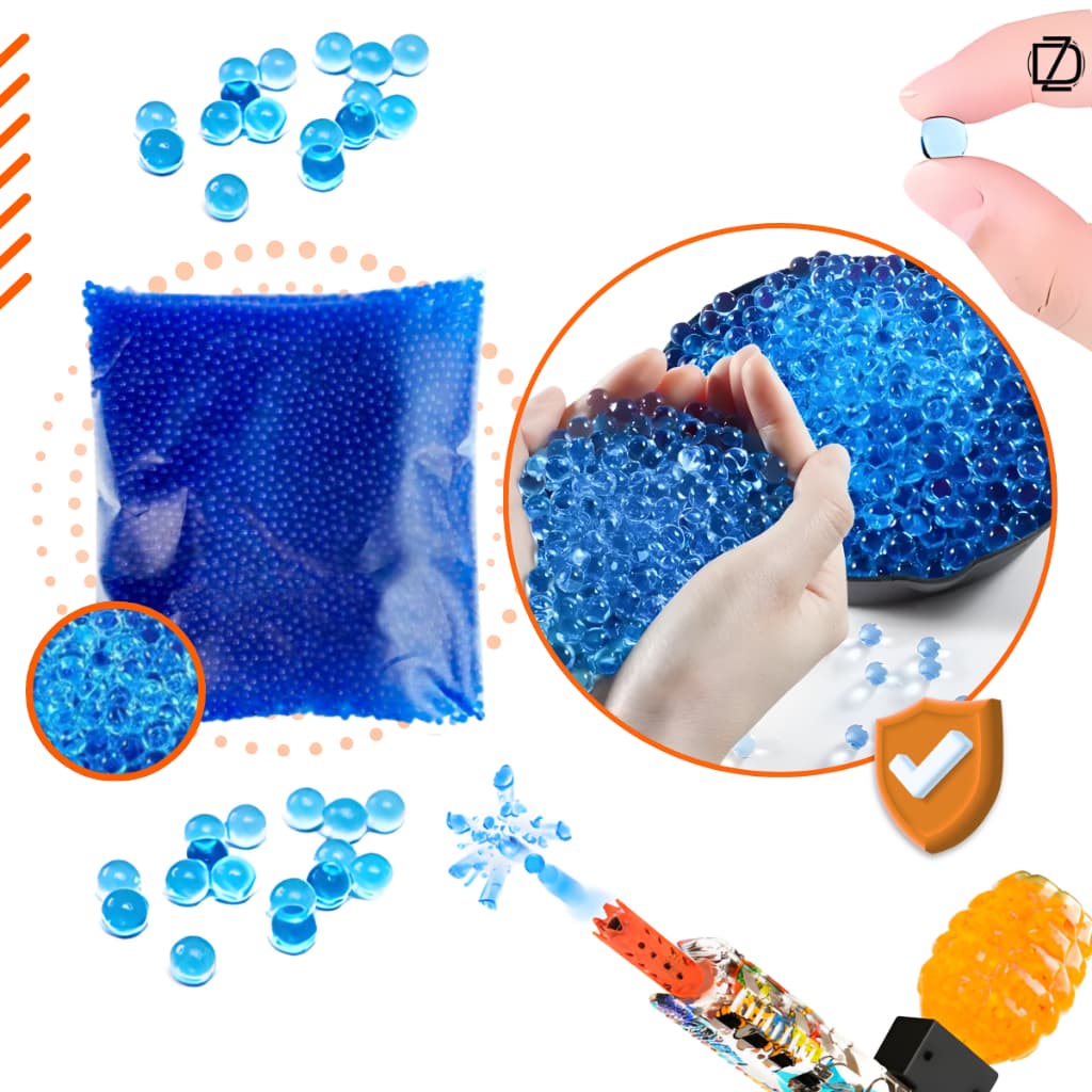 Kit 100 MIL Bolinhas De Gel para Arminha Orbeez Cresce Na Água de munição lançador 7-8mm
