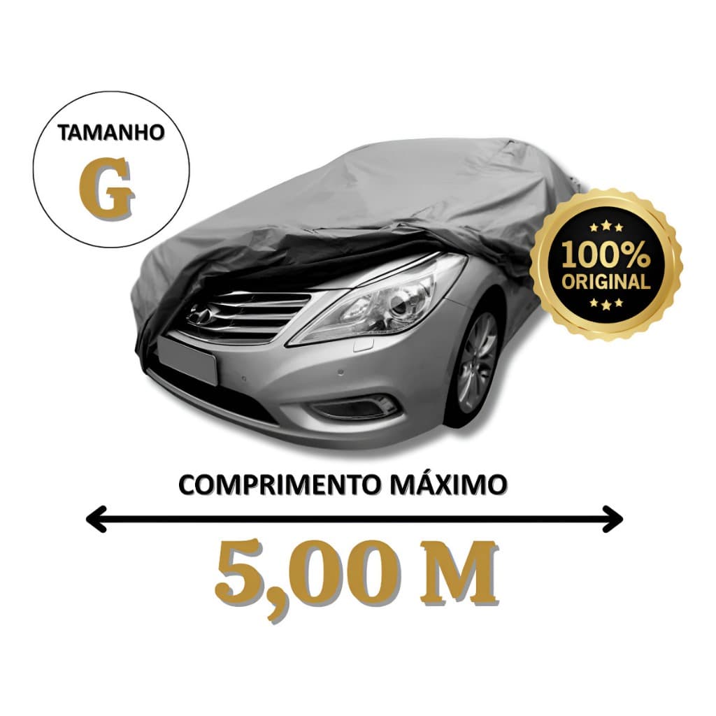 Capa Para Carro Forrada Impermeável Proteção Anti Raios Uv