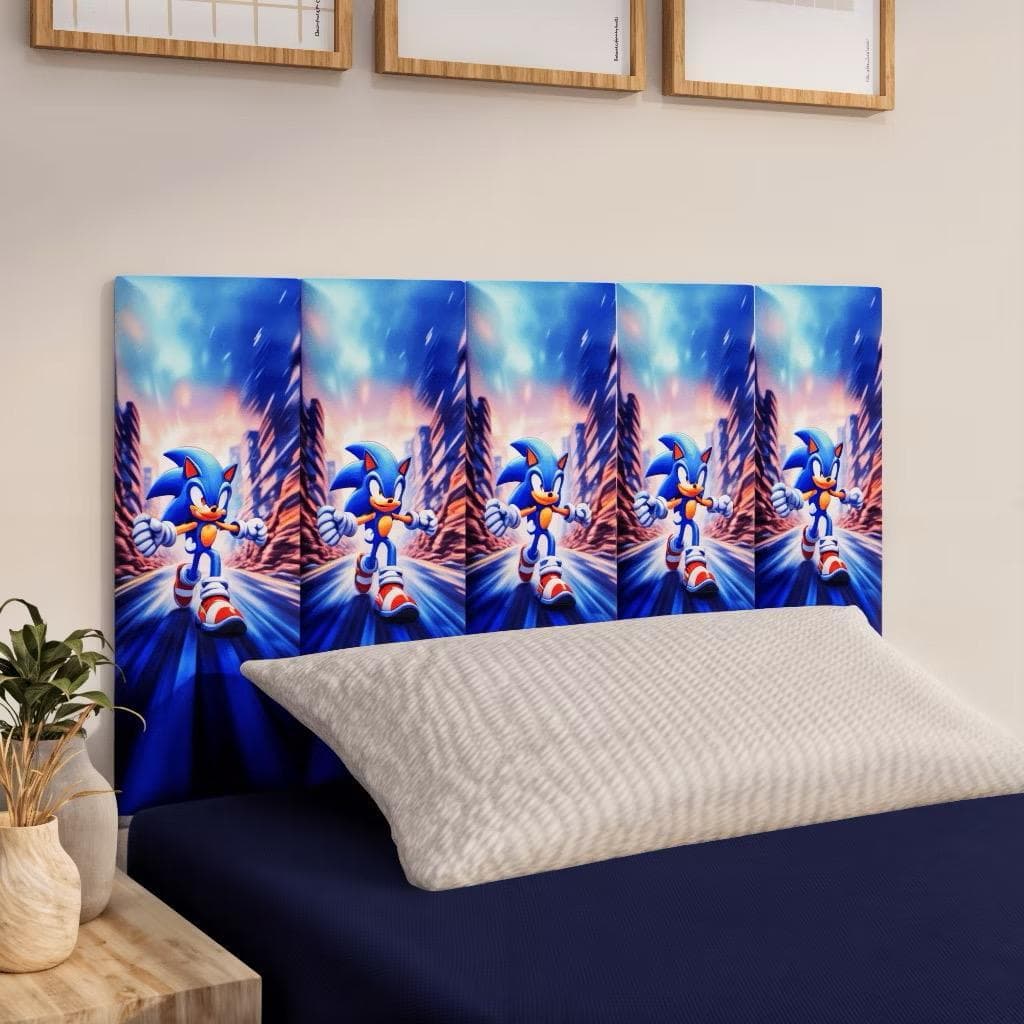 Cabeceira Decorativa Infantil Estampada Modular Auto Colante Várias Estampas