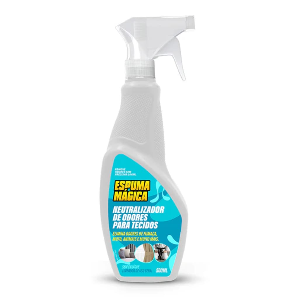 Espuma Mágica Neutralizador de Odores P/ Tecidos 500ML - Fragrância  Suave