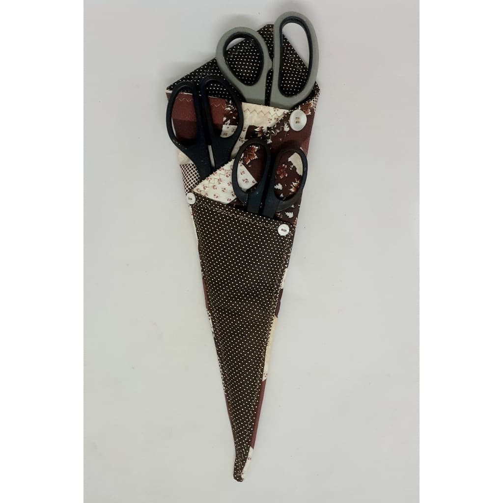 Porta Tesoura de Tecido Tricoline 100% algodão - 33cm x 12cm