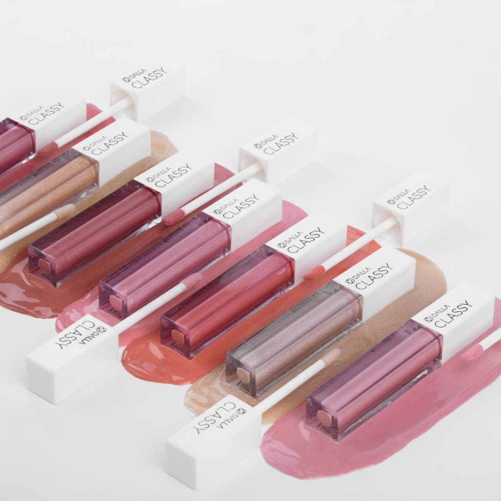 Gloss Classy Extra Glow com Manteiga Karité Ácido Hialurônico - Dalla