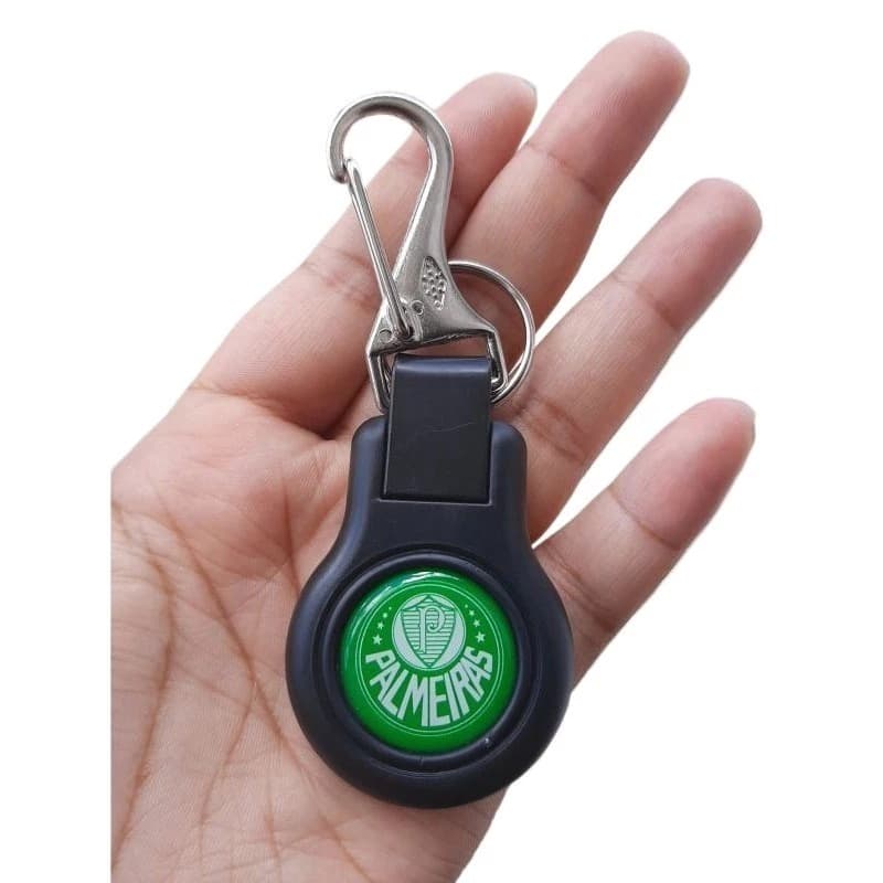 Chaveiro Mosquetao Chave Emborrachado Time de Futebol Palmeiras