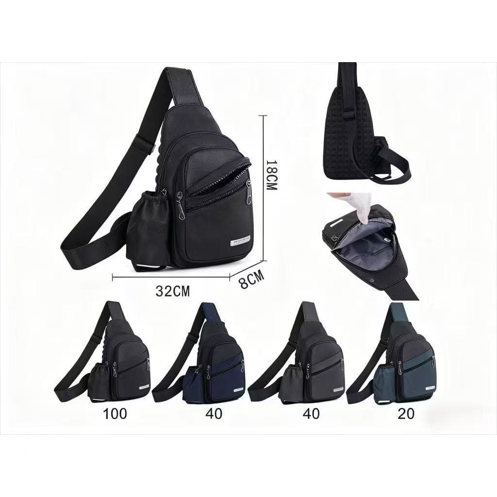 Bolsa Mochila Masculina De Peito Tiracolo Pochete Bolsa Impermeável Transversal LE-6502 LE-6503