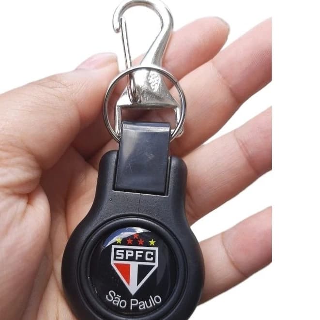 Chaveiro Mosquetao Chave Emborrachado Time de Futebol Sao Paulo
