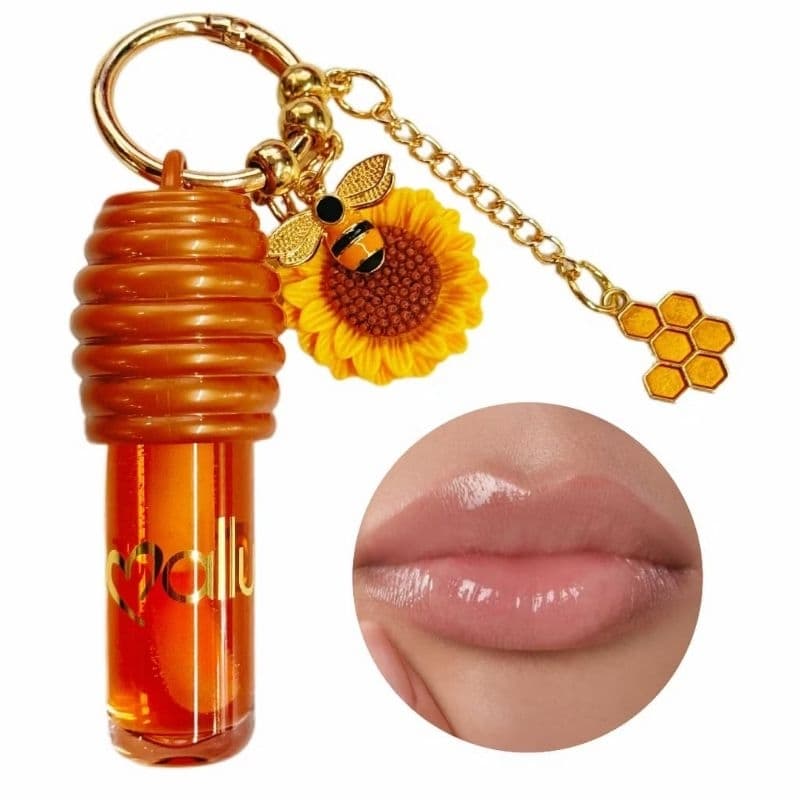 Lip Gloss Hidratante Sweet Honey MocMalure Efeito Gloss Brilho Intenso Maquiagem