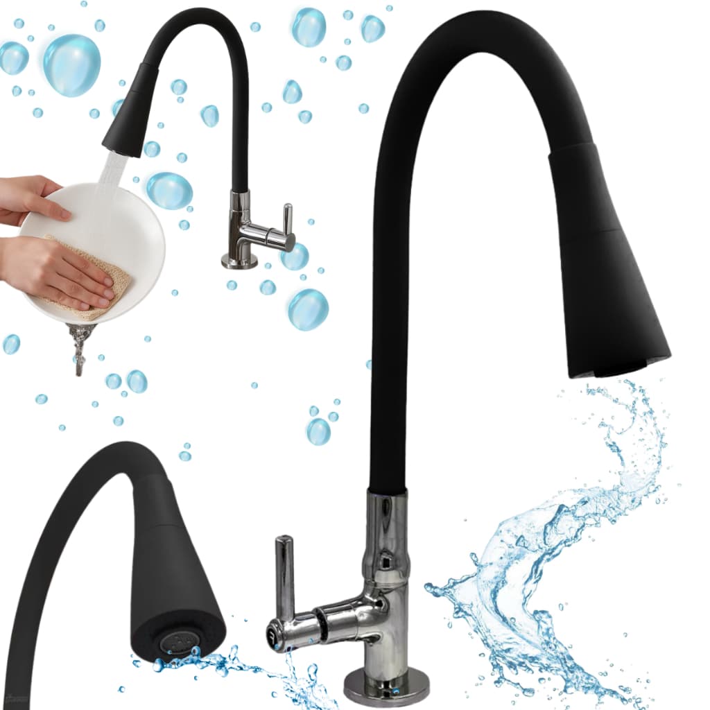 Torneira Gourmet Flexível Silicone com Ajuste Snel Metais