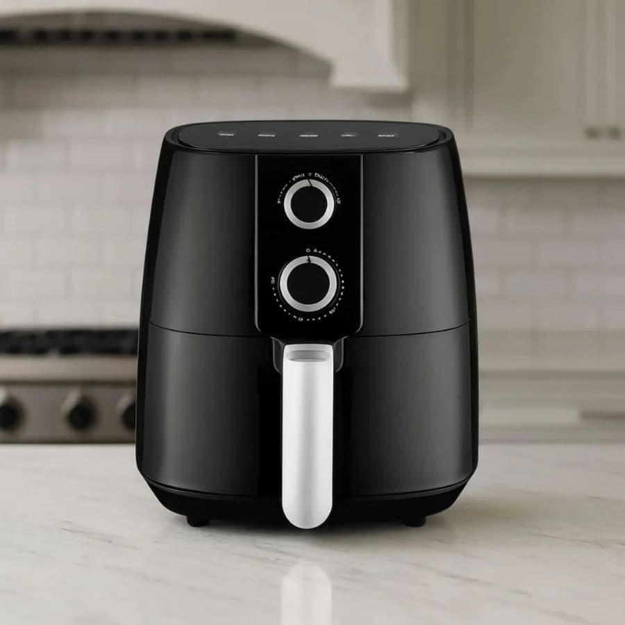 Air Fryer Nakasaki 3,8L 1550W Antiaderente | 200°C, Timer 30min, Frita sem Óleo, Econômica