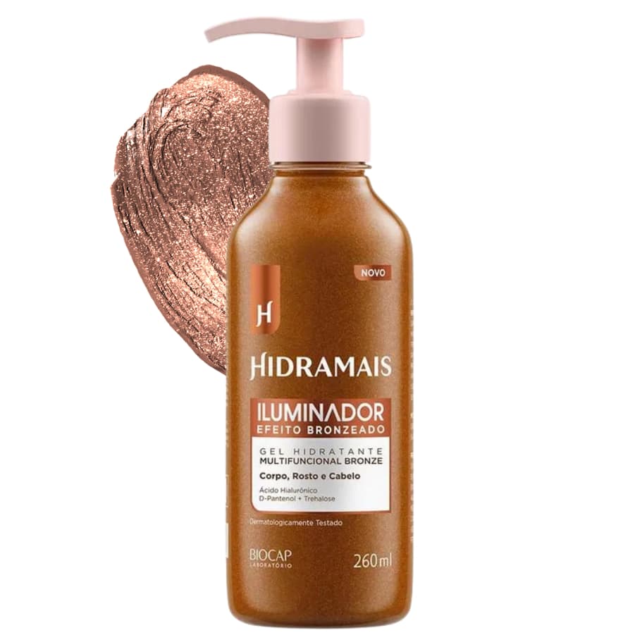 Iluminador Gel Efeito Bronzeado 260ml Hidramais