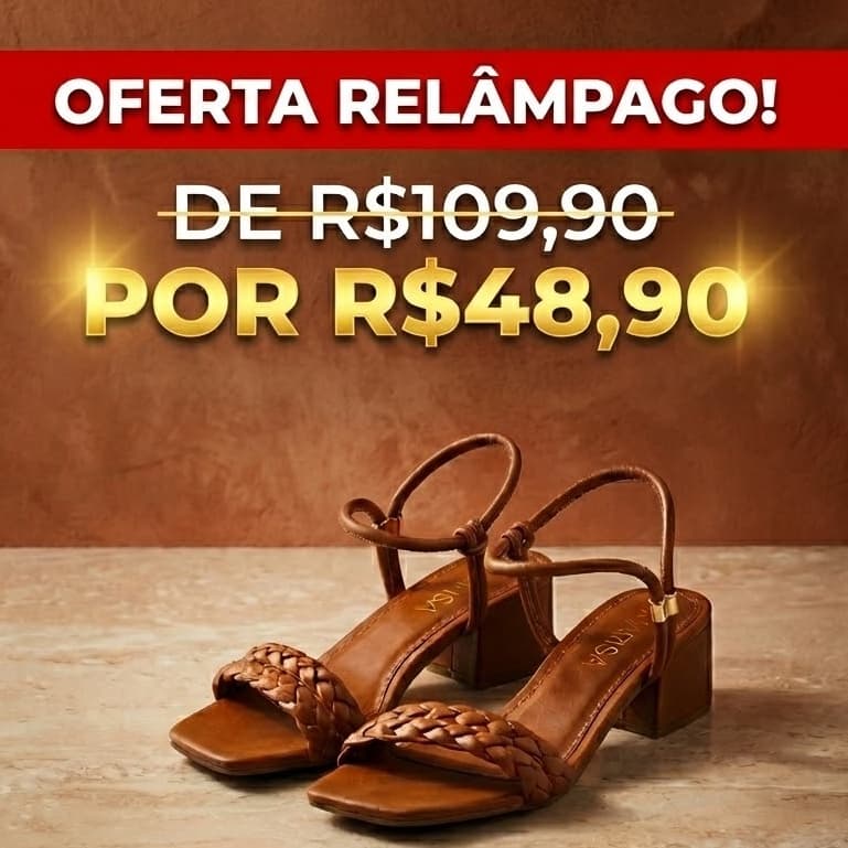 Sandália Rasteirinha Bloco Baixo Chinelo Feminina Confortável Estilosa Uso diário Envio Rápido Tamanco