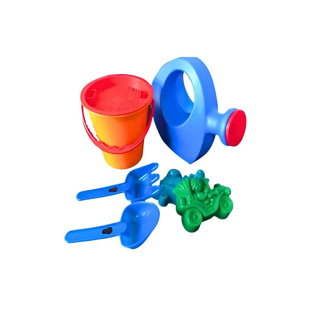 KIT BALDINHO E REGADOR DE PRAIA INFANTIL - 7 PÇS