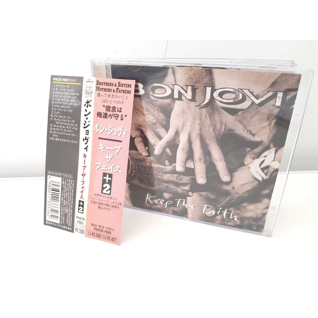 CD Bon Jovi Keep the Faith, Japonês com OBI