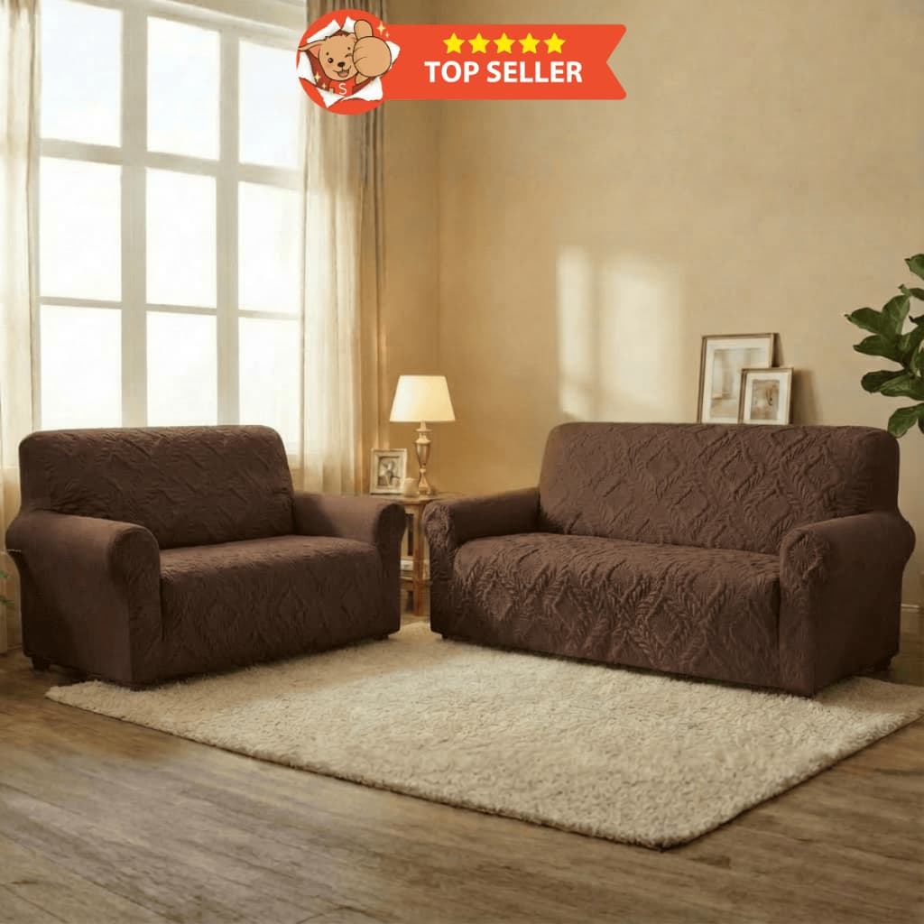 Capa De Sofá 3 e 2 Lugares Luxo Premium Matelada Ajustavel Macia Exclusiva Toque Macio