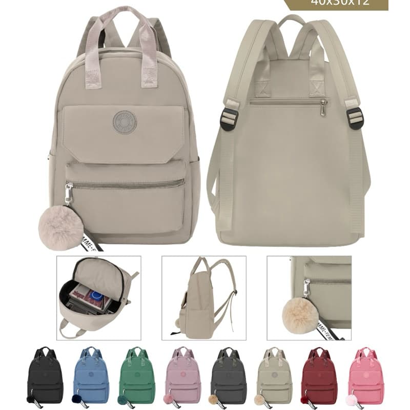 Mochila feminina média impermeável para escola/caminho ref 615A