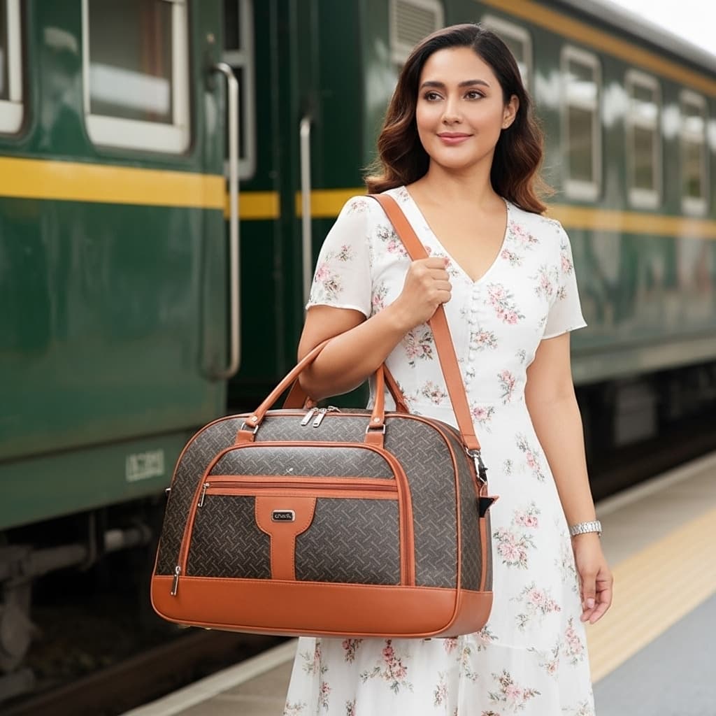Bolsa Estilosa tamanho Grande 3 compartimentos de Grande capacidade Viagem