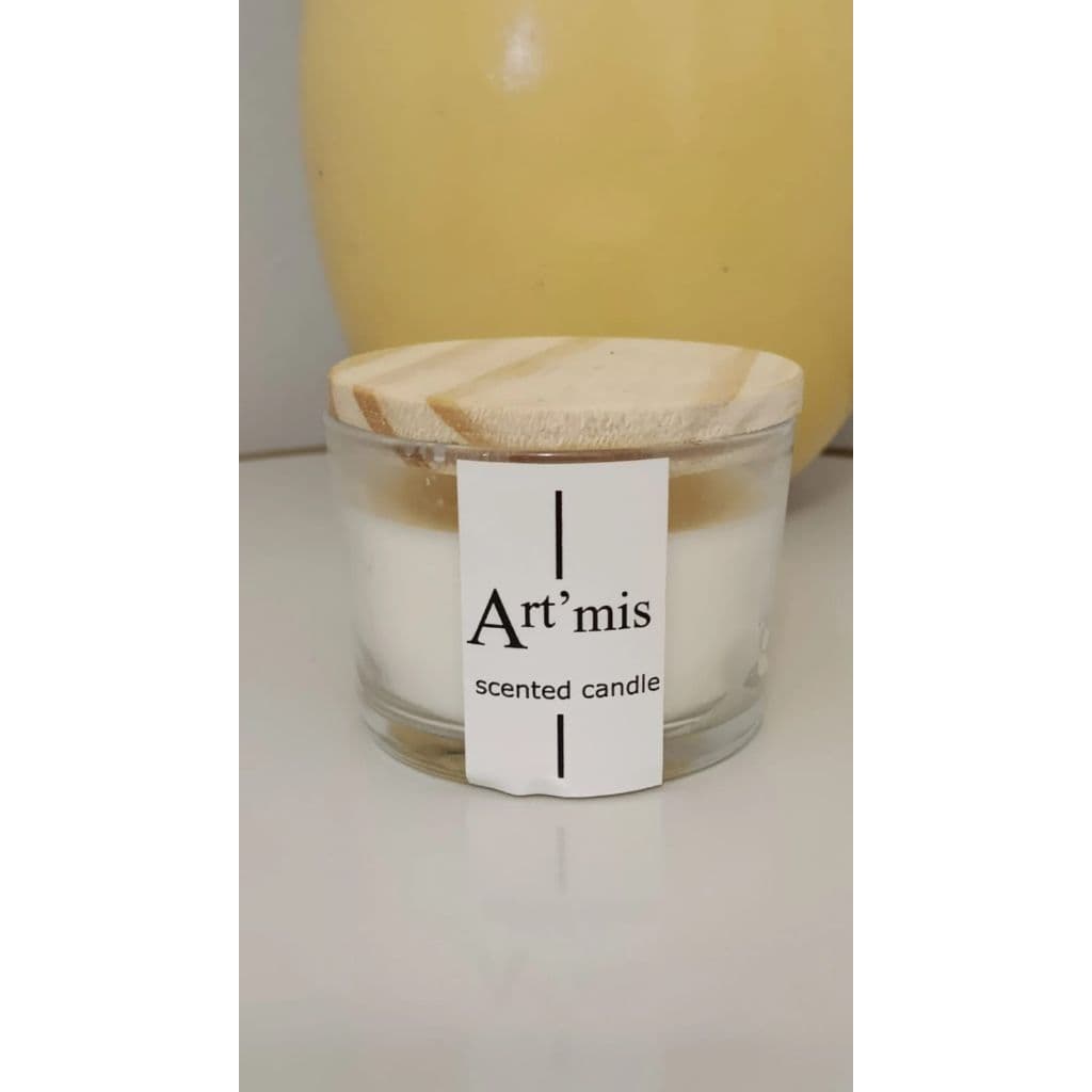 Vela Aromática Artesanal Chá Branco