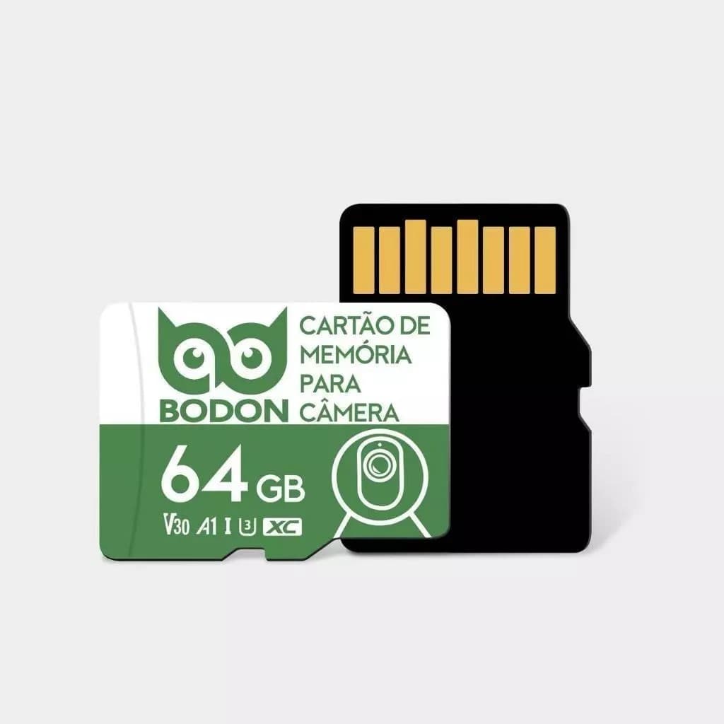Kit cartão de Memória Micro SD 64GB Para Câmera, Celular, Música