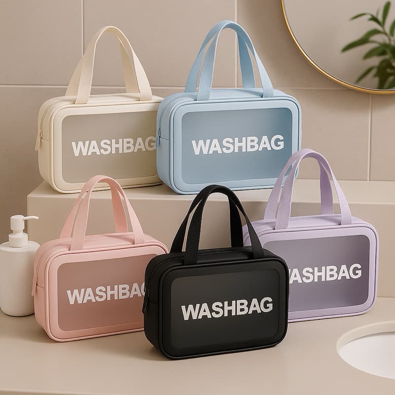 Bolsa Nécessaire Organizadora de Maquiagem e Cosméticos Washbag Impermeável
