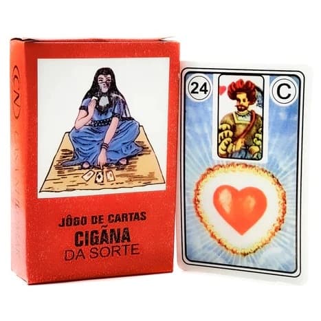 Baralho Tarô Cigana Da Sorte Lenormand 36 Cartas