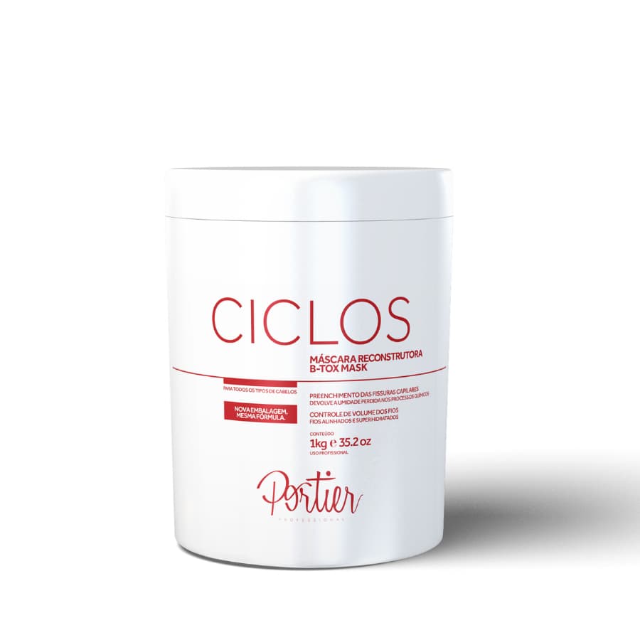 Portier Ciclos Btx Mask – Máscara Reconstrutora com Hidratação Profunda e Brilho Intenso