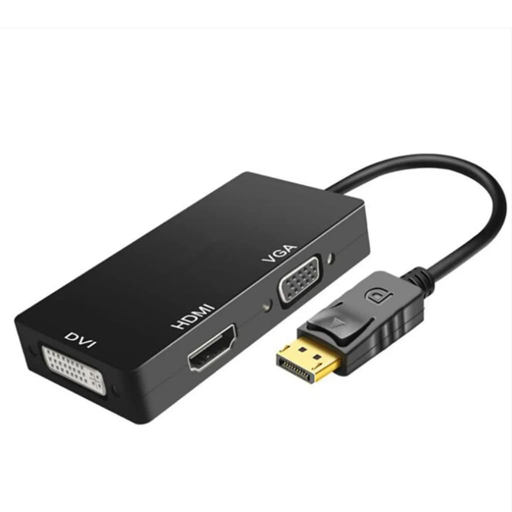 Cabo Adaptador DisplayPort para HDMI - Fêmea, Suporte Full HD 1080p e Proteção ESD