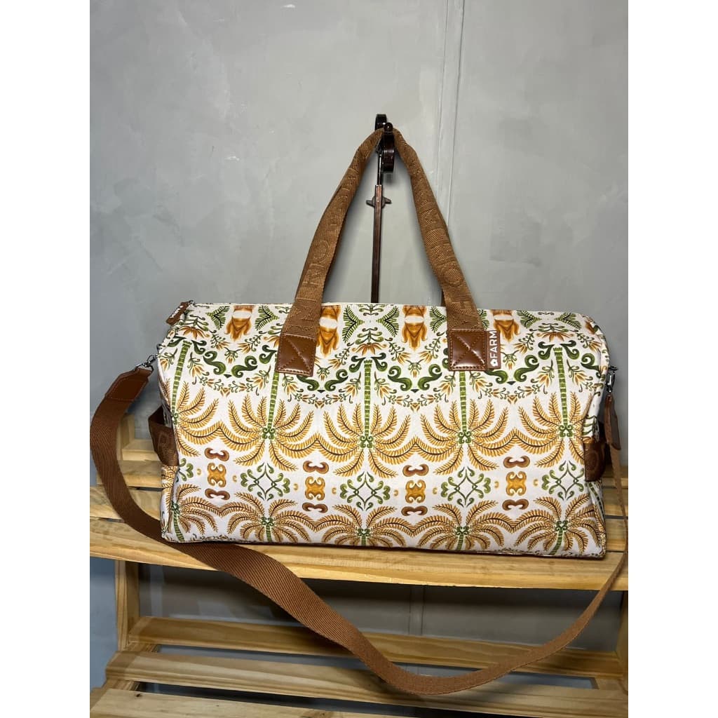 Bolsa Mala de Mão Estampada com Alça de Gorgurão