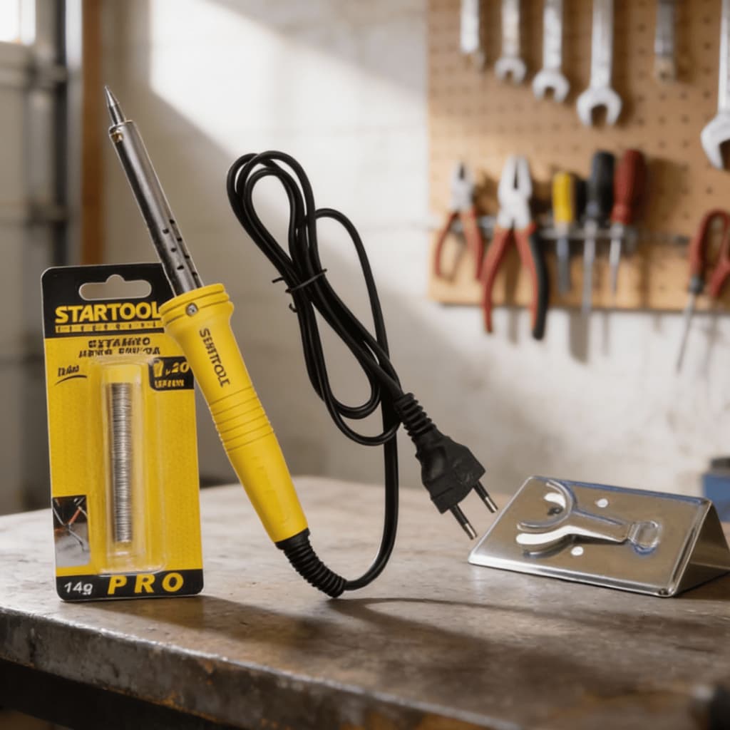 Kit Ferro De Solda 60wts C/tubo De Estanho 14g