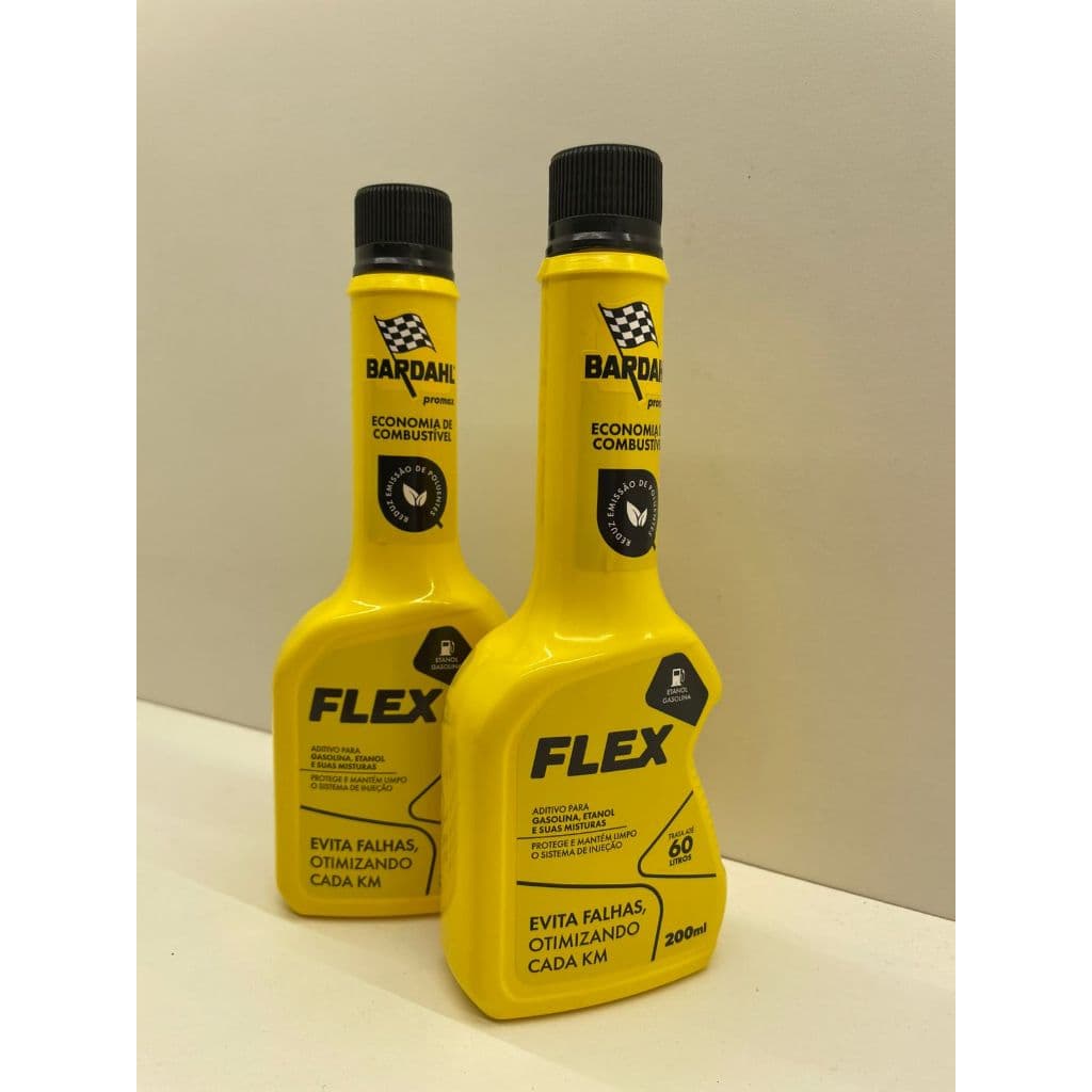 Kit 2 Bardahl Flex Aditivo Para Combustivel Motores Flex 200ml