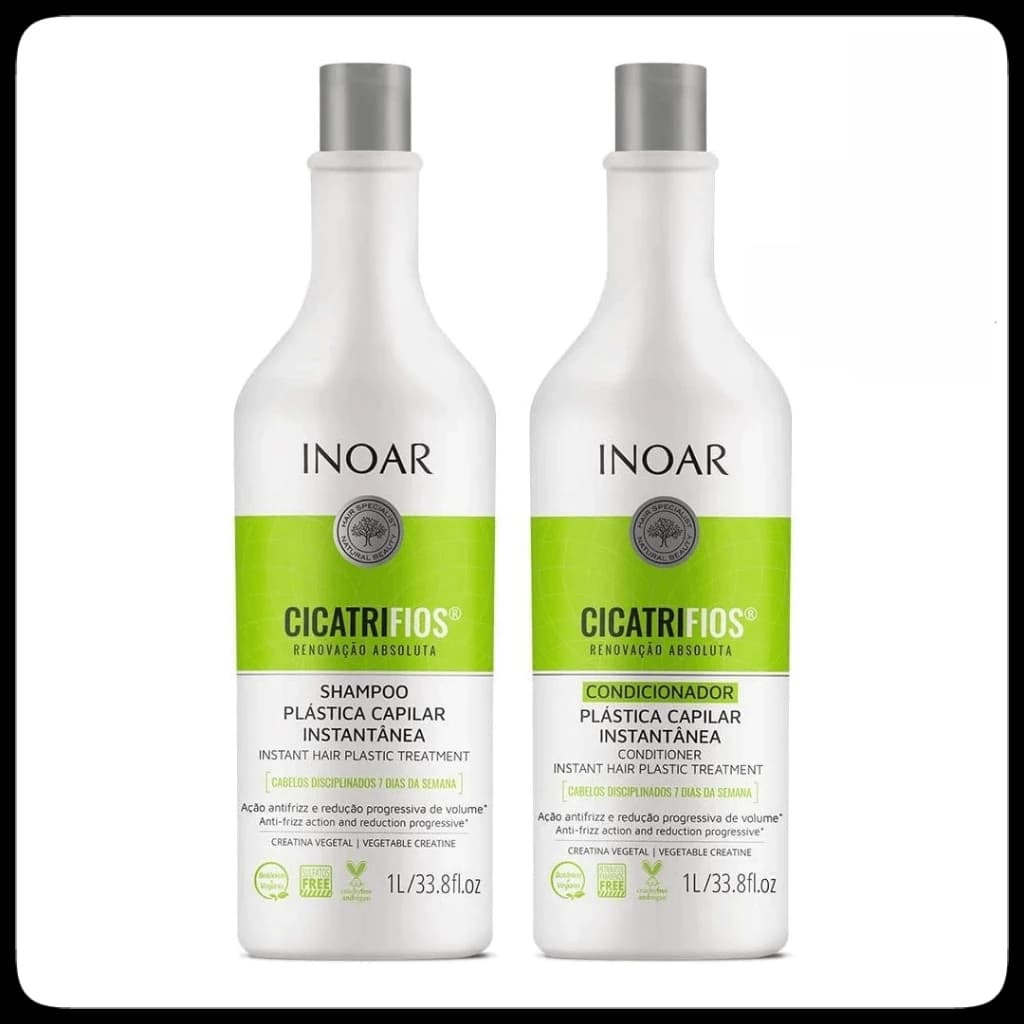 KIT INOAR CICATRIFIOS SHAMPOO + CONDICIONADOR 2X1000ML PROMOÇÃO
