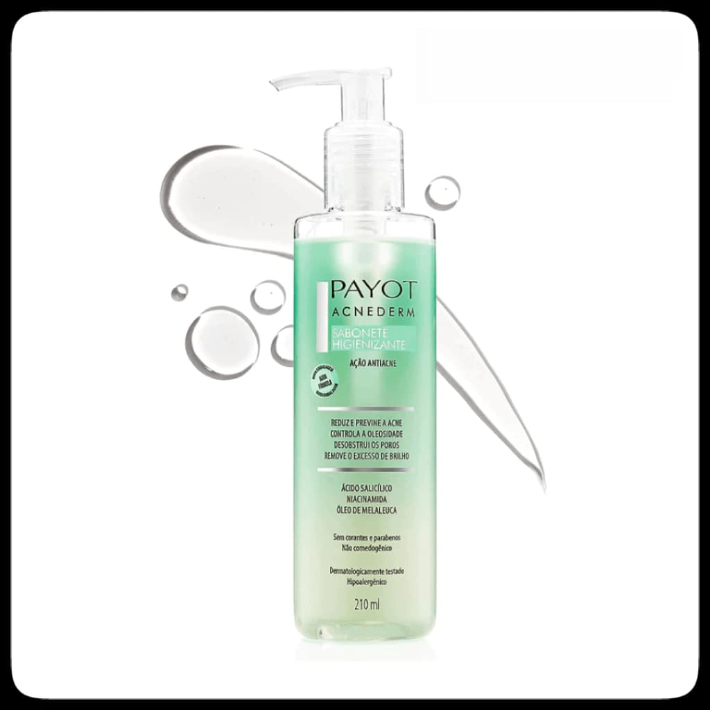 Sabonete Líquido Higienizante Facial Acnederm Payot 210ml