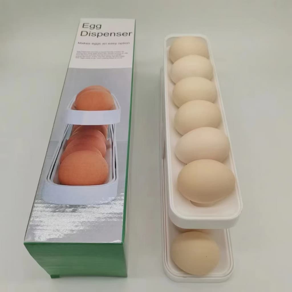 Frigorífico Dispensador de palha de cozinha Caixa frigorífica Dispensador de ovos de cozinha