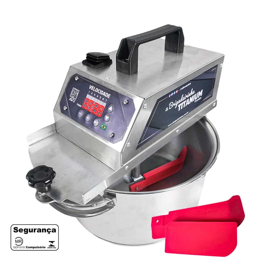 PANELA PARA MEXER DOCES A BRIGADEIRINHA TITANIUM PREMIUM 24 CM INOX