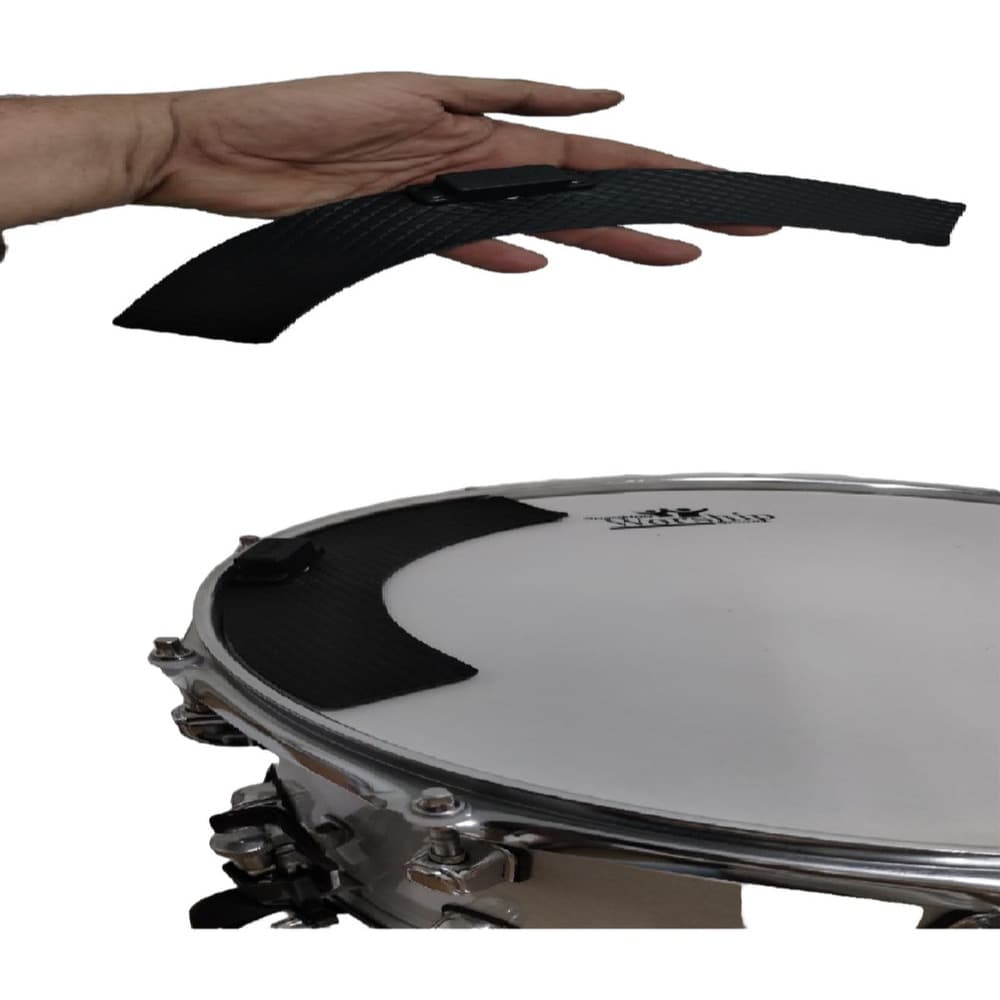 Abafador De Caixa E Tambor Com Imã Para Bateria Supernova + Protetor e Feltros
