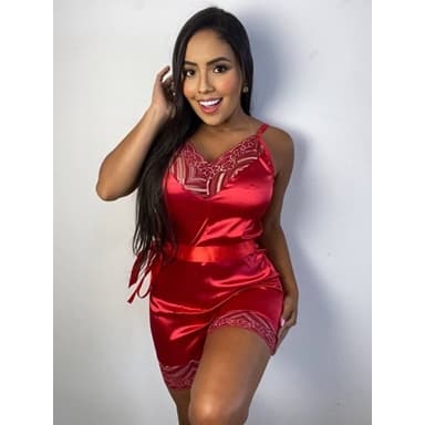 Macacão Cetim pijama
