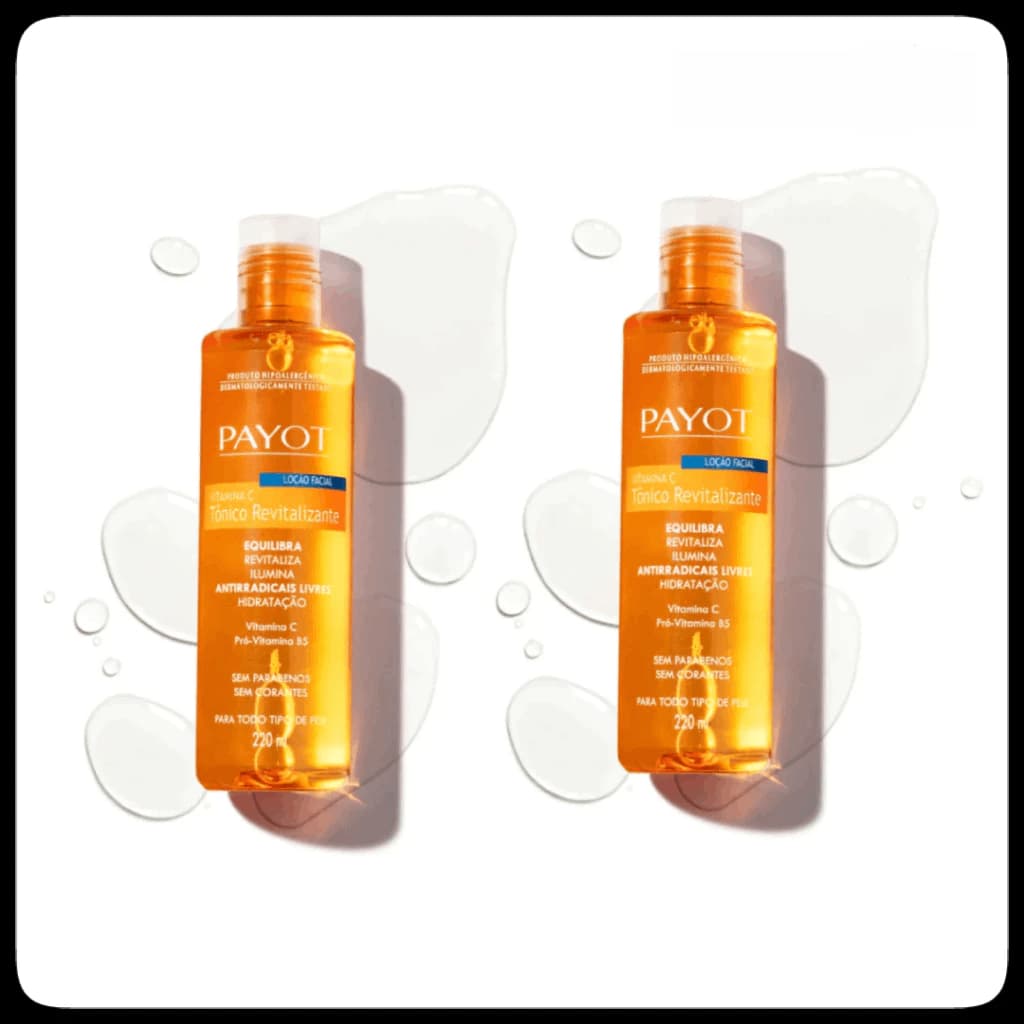 kit 2 Sabonete Payot Hidratante Facial Detox Vitamina C 220ml