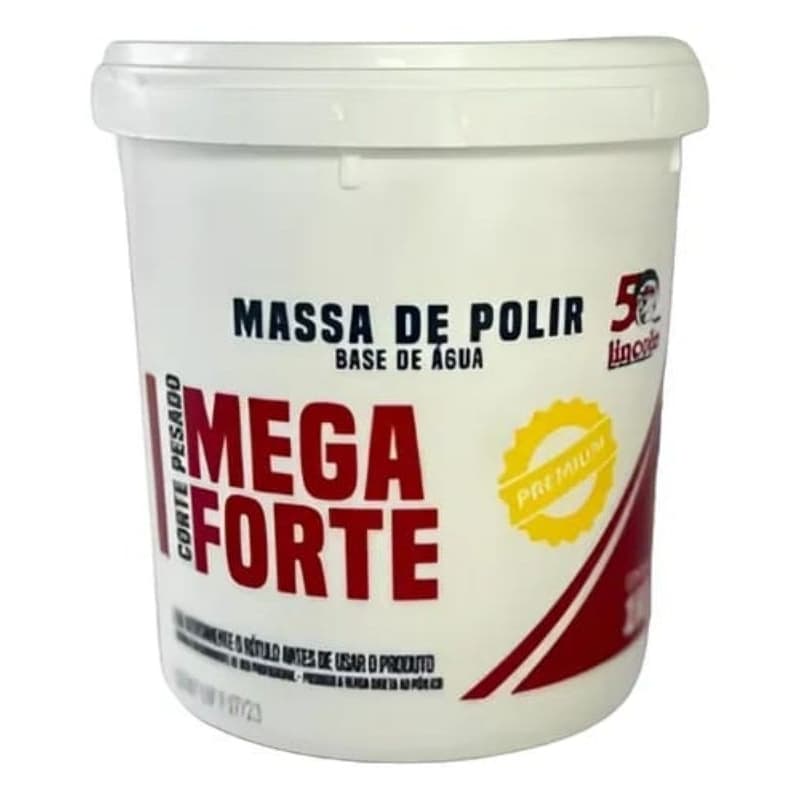 MASSA DE POLIR MEGA FORTE 1kg Lincoln