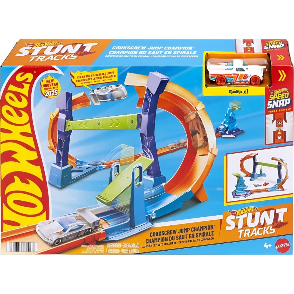Hot Wheels Pista Campeonato Salto Em Espiral Stunt  Mattel