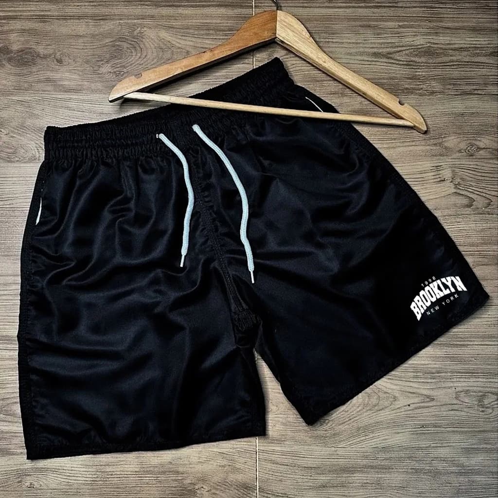 Bermuda Esportiva Shorts Masculino Brooklyn 1998 Premium Para Academia Corrida Treino Futebol