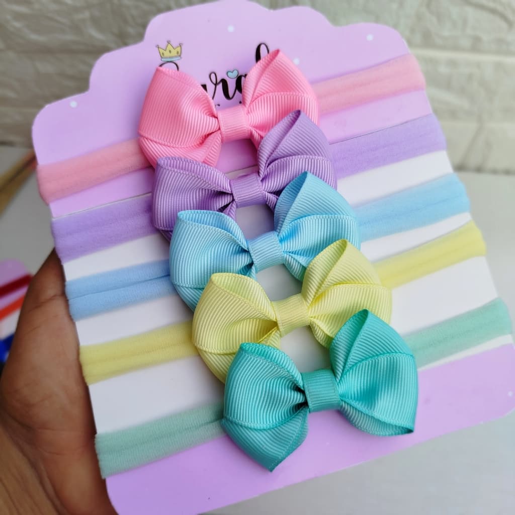 laço de cabelo para bebê/laço na faixinha/tiara de bebê/lacinho RN