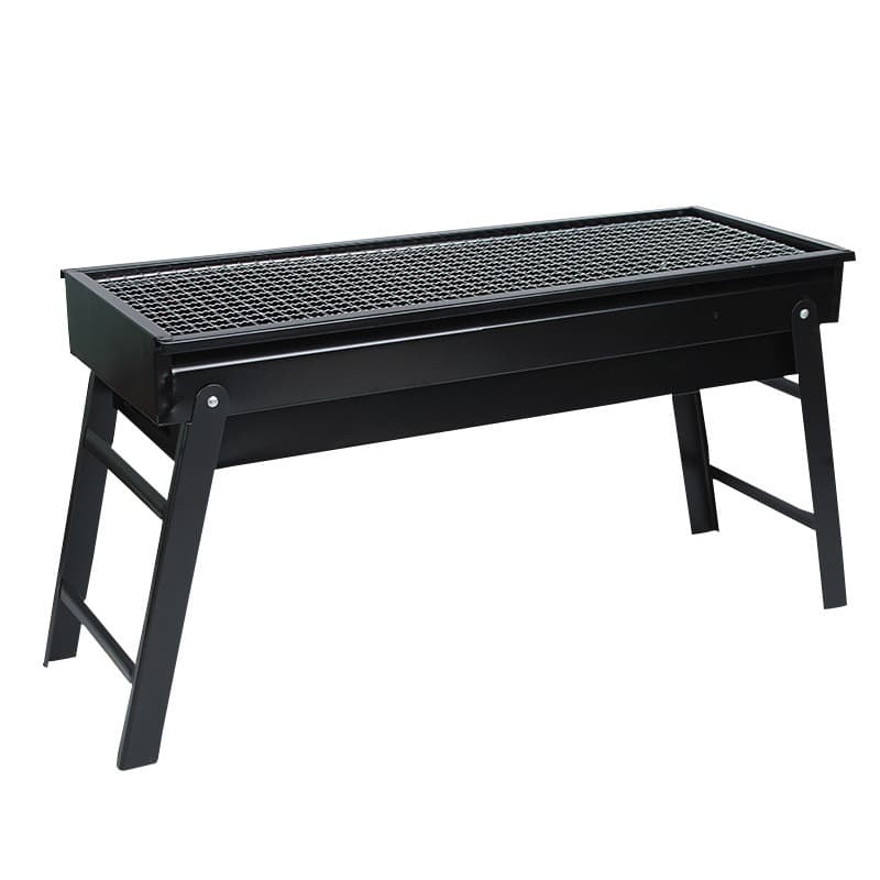 Churrasqueira Portátil Dobrável 60cm com Gaveta – Ideal para Camping e Quintal