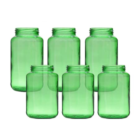 Pote Conserva 600 ml Verde (caixa c/ 14)