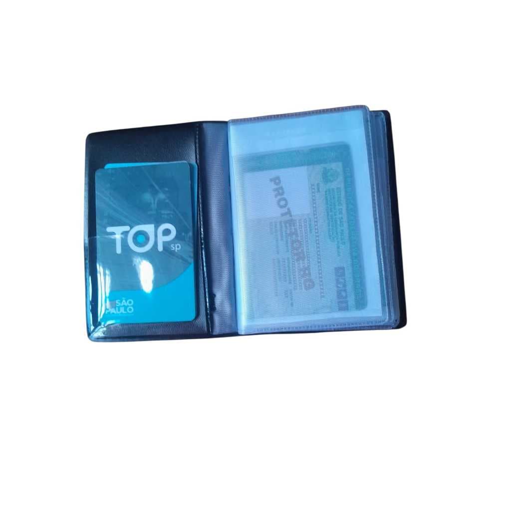porta documentos completo para rg,cnh,cpf,crlv e cartões.