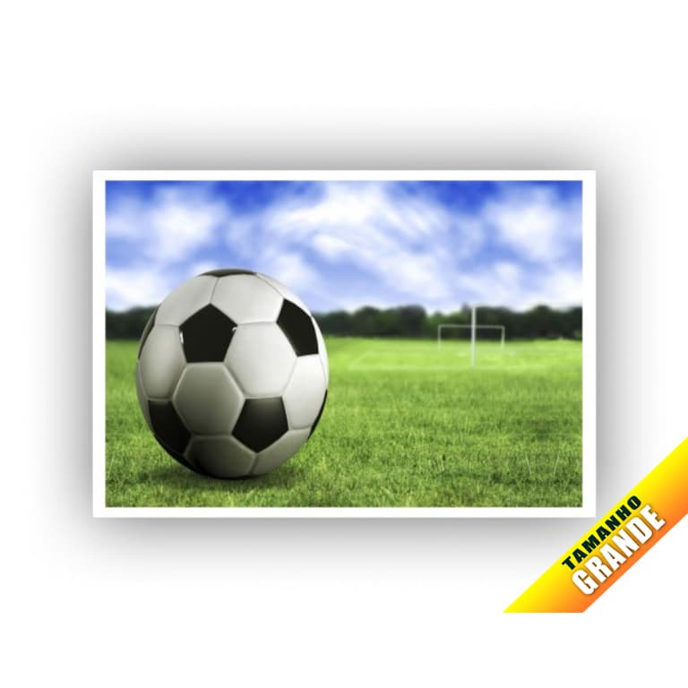 Papel Arroz Futebol Bola para Bolo Grande 30x40cm de 7kg