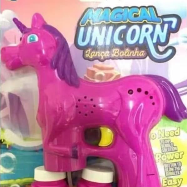 Brinquedo Bolha de Sabão Unicórnio Automática Brinquedos Tik Tok para Crianças.